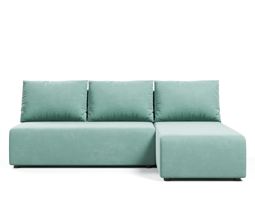 Диваны угловые, Угловой диван-кровать Каир (Комо, Крит), велюр