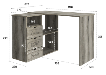 Стол угловой Дримстар ДС-5