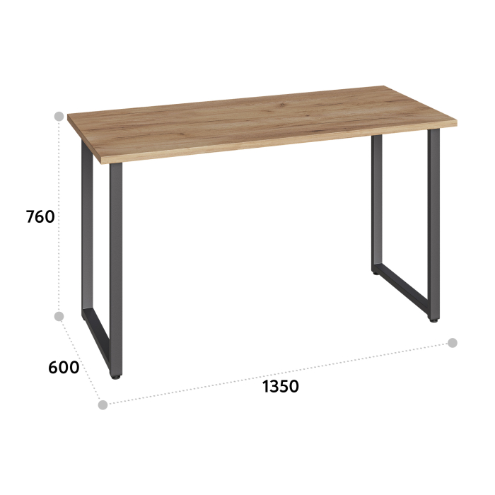 Прямые, Стол письменный С-600