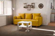 Диваны кровати со спальным местом, Прямой диван Санти,еврокнижка,велюр