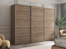 Шкафы-купе 3-х дверные, Шкаф Эста трио ЛДСП 2400 x 2400 x 660