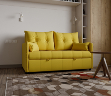 Диваны выкатные, Прямой диван Палермо,выкатной,велюр