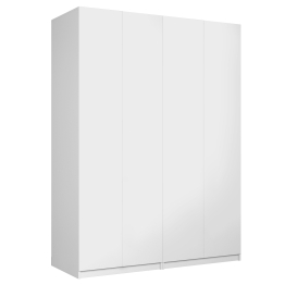 Шкаф распашной Е1 Локер 162х52.5х220 см,с полками и двумя модулями