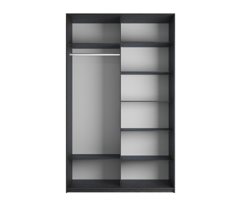 Шкафы-купе 2-х дверные, Шкаф Прайм дуо Зеркало 2300 х 1400 х 570