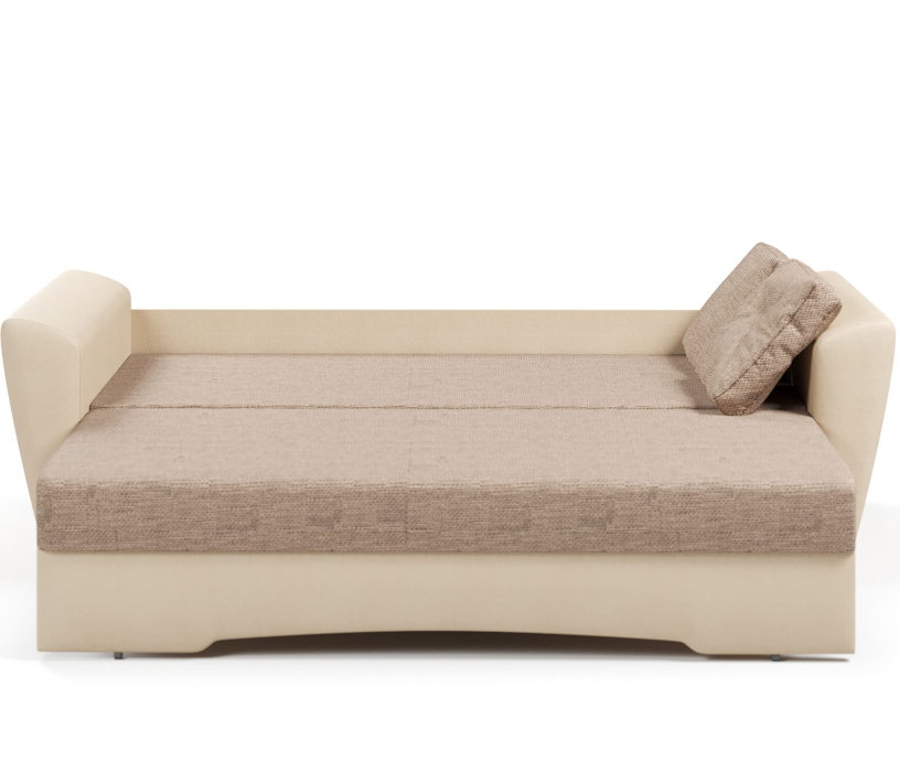 Диваны прямые, Диван-кровать прямой Амстердам еврокнижка,рогожка+экокожа