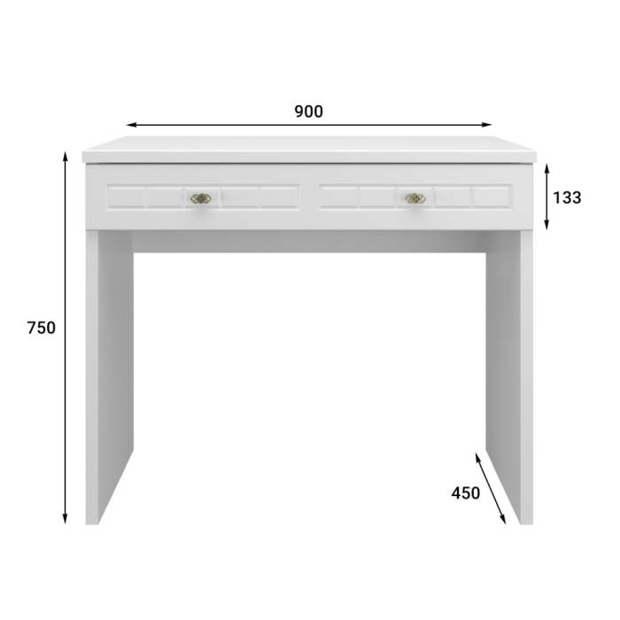 Зеркала в спальню, Гримерный столик Монблан 73К