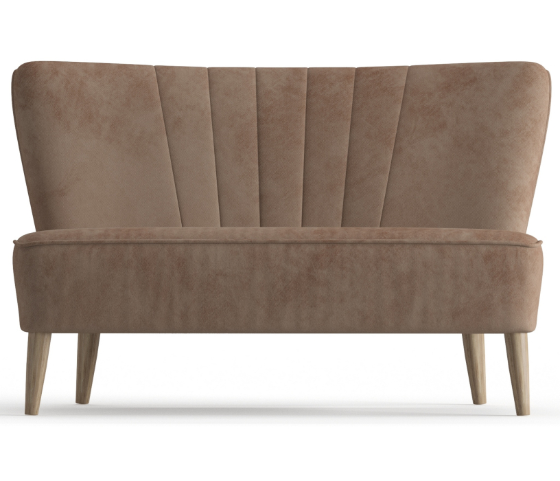 Дизайнерские диваны для гостиной, Диван прямой Зола, Велюр