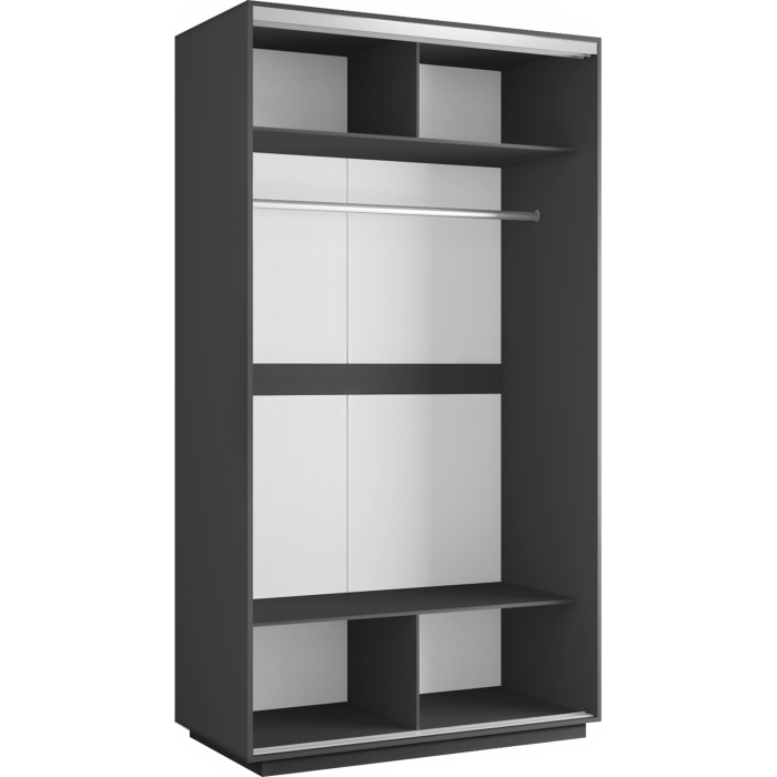 Шкафы-купе 2-х дверные, Шкаф-купе Экспресс Хит 2х дверный Зеркала 120х60х220