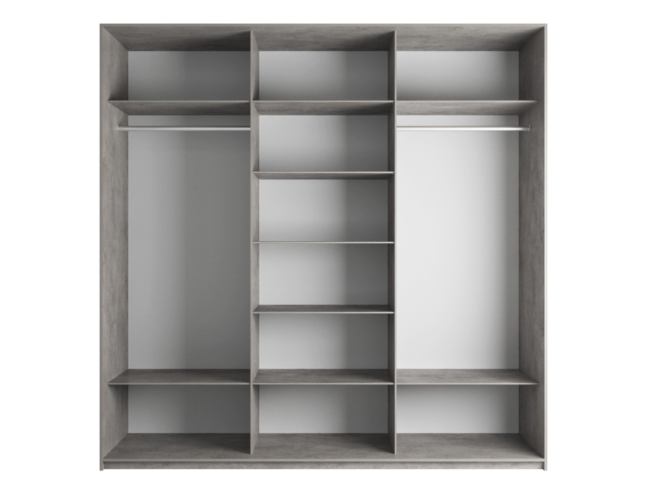 Шкафы-купе 3-х дверные, Шкаф-купе Эста 3-х дверный ДСП/Стекла фисташка/Доводчик 240х66х240