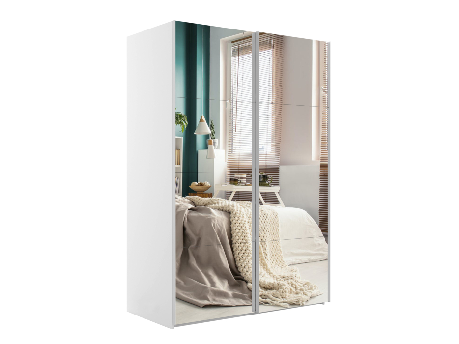 Шкафы-купе 2-х дверные, Шкаф-купе Эста Зеркало+Зеркало 160х66х240