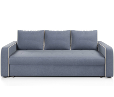 Диваны еврокнижки, Диван-кровать прямой Атланта с кантом еврокнижка,велюр