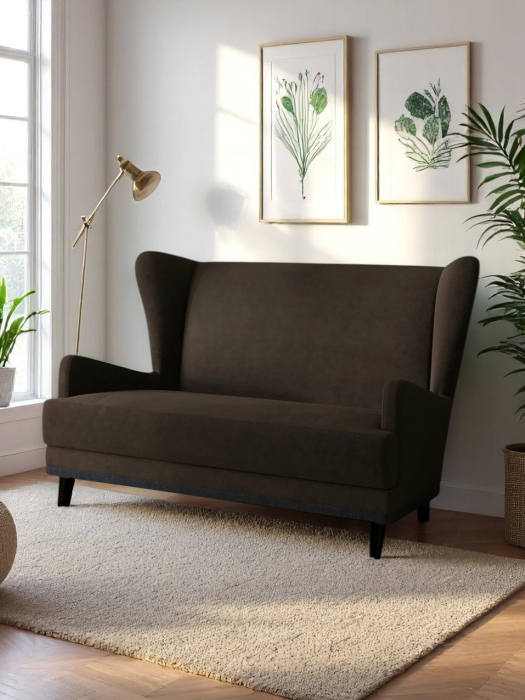 Дизайнерские диваны для гостиной, Диван прямой Вегас, велюр