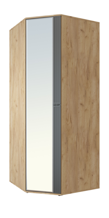 Угловые шкафы, Шкаф угловой Эмилия ЭЛ-17К с зеркалом
