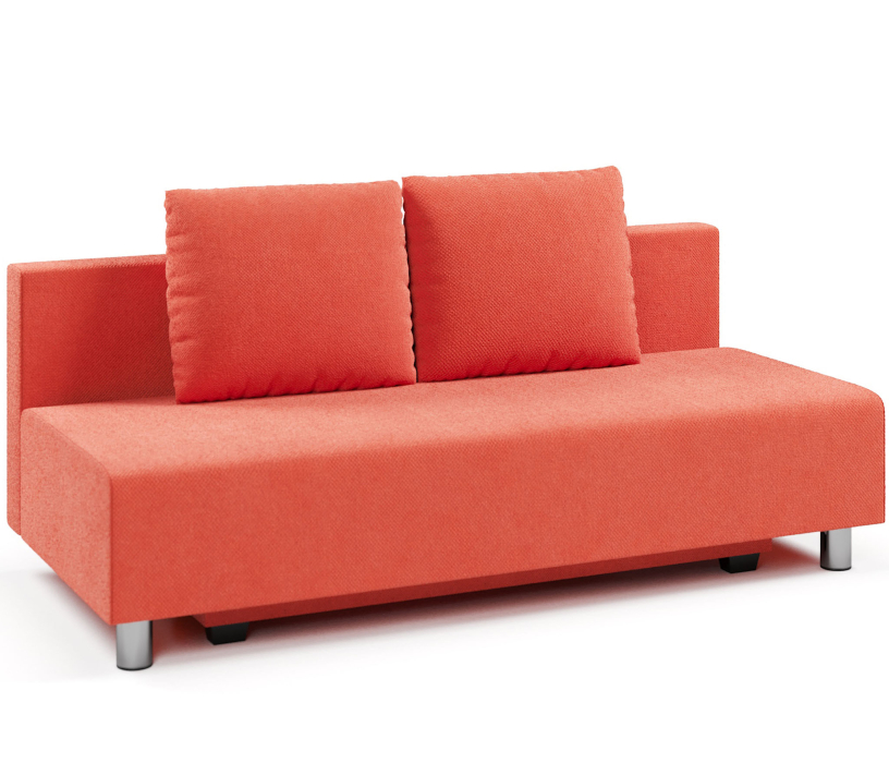 Диваны еврокнижки, Диван-кровать прямой Парма Комфорт еврокнижка,велюр