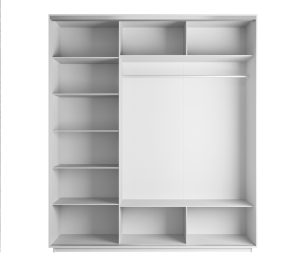 Шкаф-купе Экспресс Экспенс трио 2400 x 1800 x 600