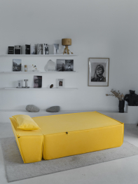 Бескаркасна оттоманка Клайд,велюр