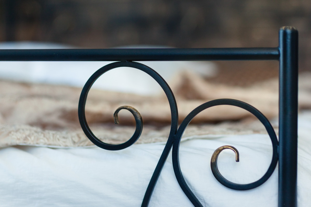 Кованые кровати, Кованая кровать Лацио 1.8 с двумя спинками