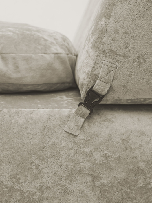 Дизайнерские диваны для гостиной, Бескаркасный диван Бабл, плюше 