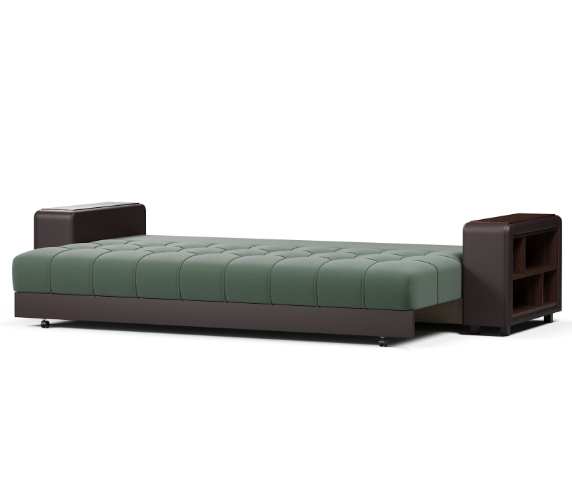 Диваны еврокнижки, Диван-кровать Дубай еврокнижка,велюр+экокожа