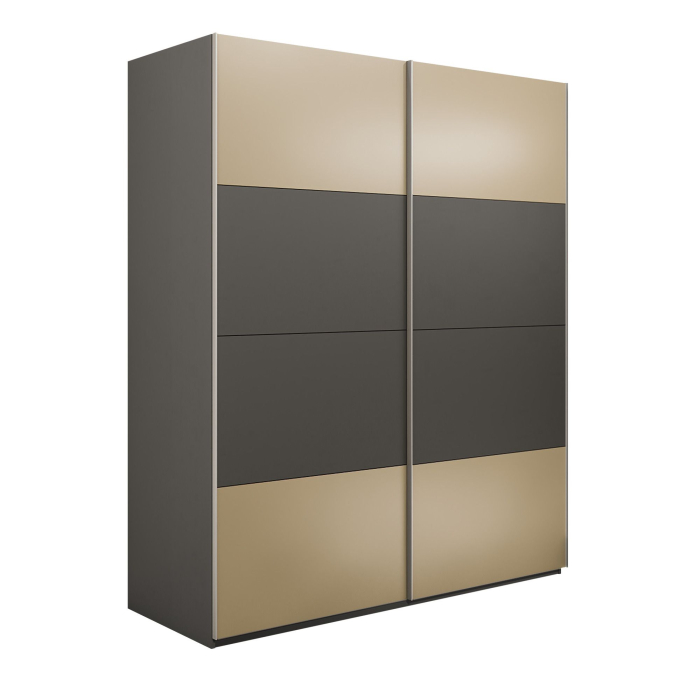 Шкафы-купе 2-х дверные, Шкаф-купе Эста 2-х дверный ДСП/Стекла фисташка/Доводчик 160х66х240