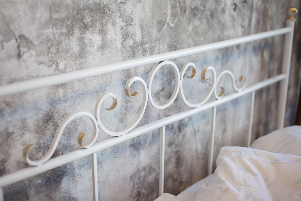 Кованые кровати, Кованая кровать Сандра1.4 с двумя спинками