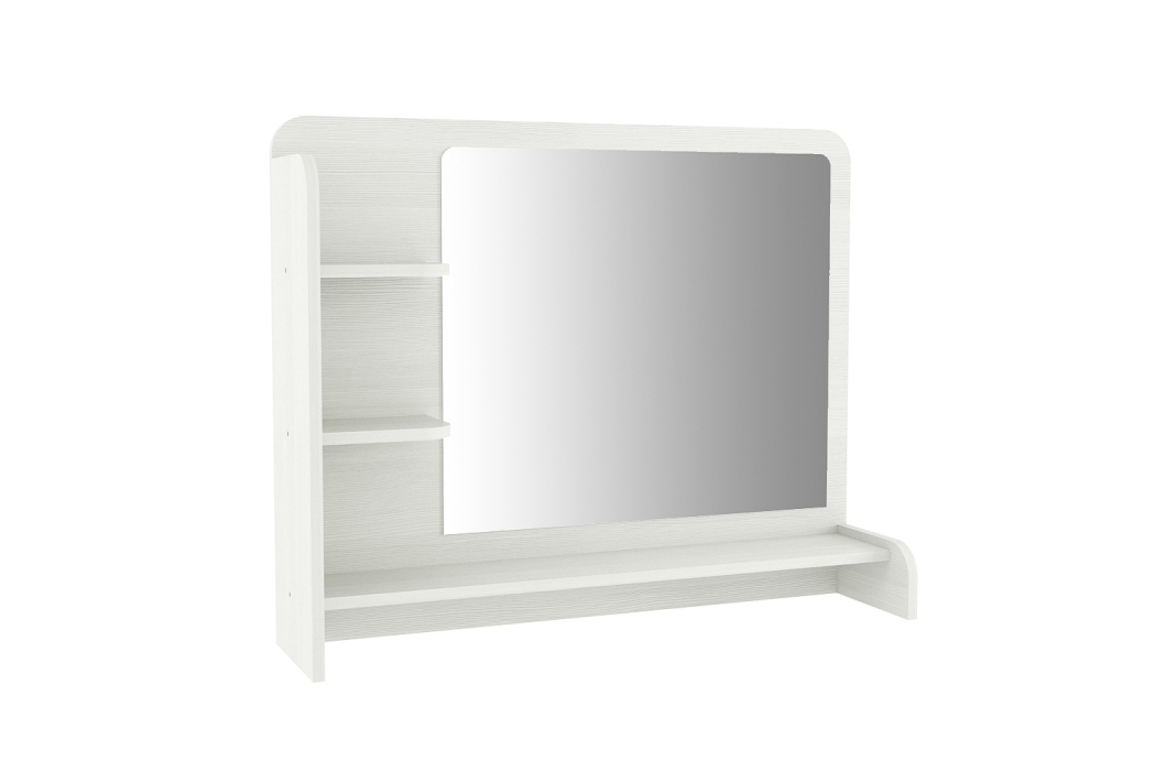 Зеркала в спальню, Полка с зеркалом Ассоль Лайт ТН-2
