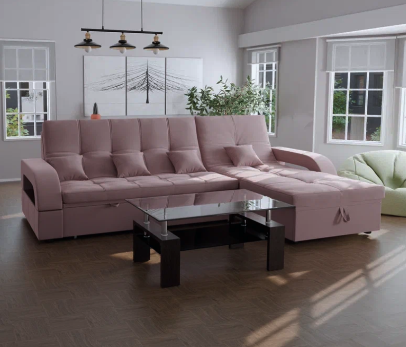 Диваны модульные угловые, Модульный диван Майами-2,микровелюр,антивандальная ткань,венеция