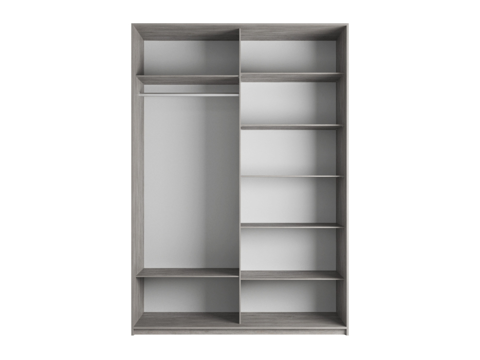 Шкафы-купе 2-х дверные, Шкаф-купе Прайм 2-х дверный Стекла фисташка/Доводчики 140х57х230