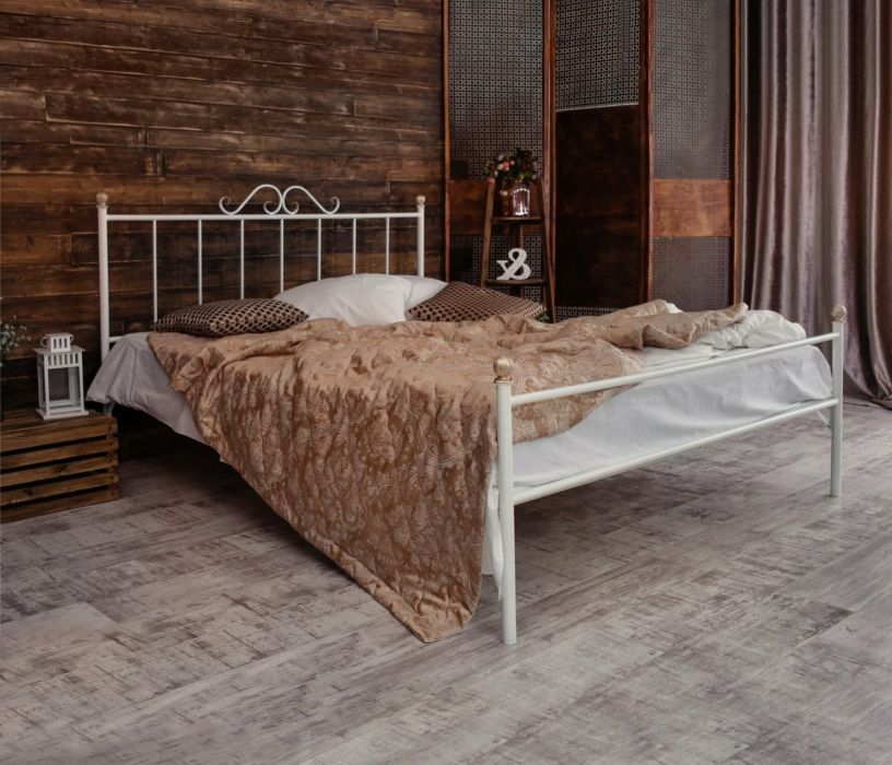 Кованые кровати, Кованая кровать Оливия 1.6 с одной спинкой