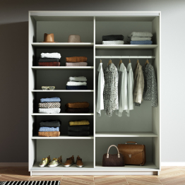 Шкаф-купе Экспресс 2-х дверный Фотопечать Ленты Стекла 160х60х220