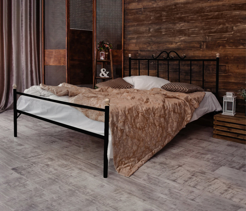Кованые кровати, Кованая кровать Оливия 1.4 с одной спинкой