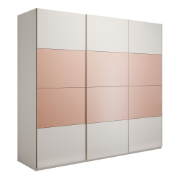 Шкаф-купе Эста 3-х дверный ДСП/Стекла пудра/Доводчик 300х66х240