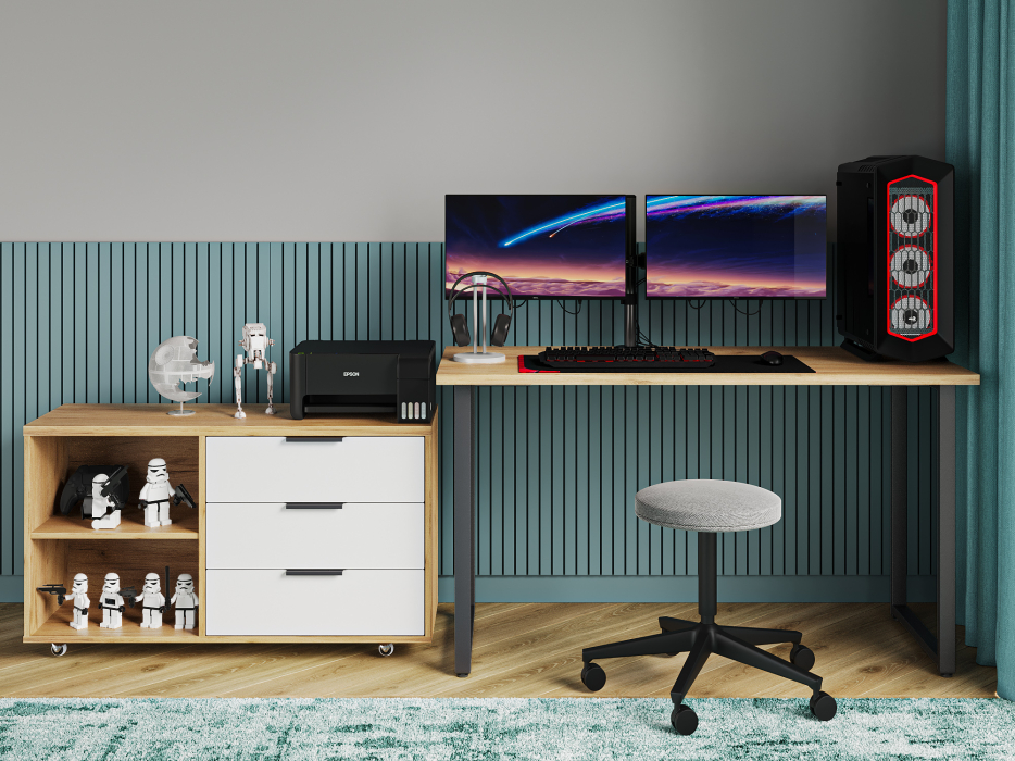 Прямые, Стол письменный С-600