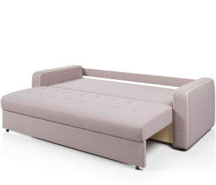 Диван-кровать прямой Атланта с кантом еврокнижка,велюр