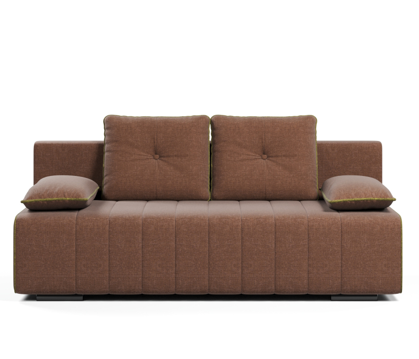 Диваны кровати со спальным местом, Диван-кровать прямой Лестер аккордеон-евро, рогожка