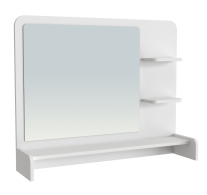 Зеркала в спальню, Полка с зеркалом ТН-3