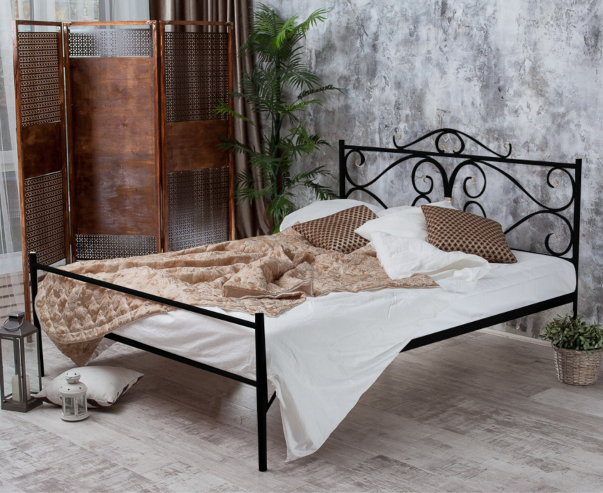 Кованые кровати, Кованая кровать Валенсия 1.8 с одной спинкой