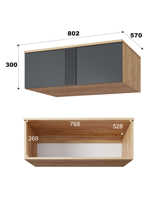 Настенные полки, Антресоль Эмилия ЭЛ-54