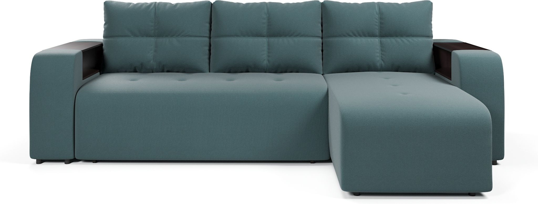 Диваны угловые, Диван-кровать угловой Дуглас еврокнижка, велюр