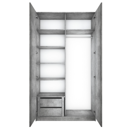 Шкаф Локер Распашной с модулем LCK_M1_1200