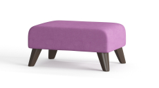 Пуф в прихожую, Пуф Барон на ножках, велюр