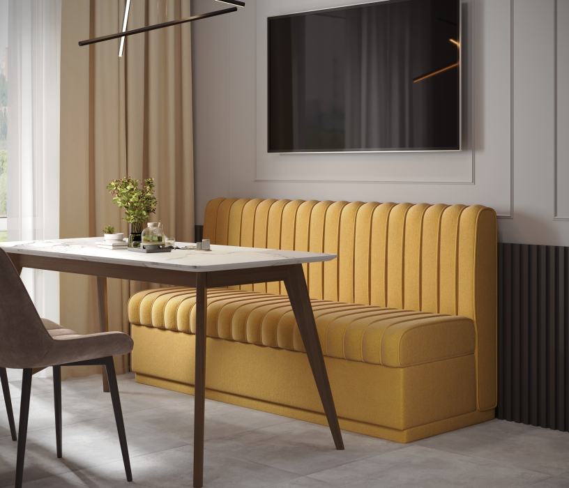 Диваны прямые, Кухонный диван Браш,велюр