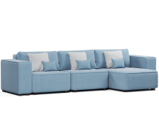 Диваны угловые, Диван-кровать угловой еврокнижка Сиэтл, велюр