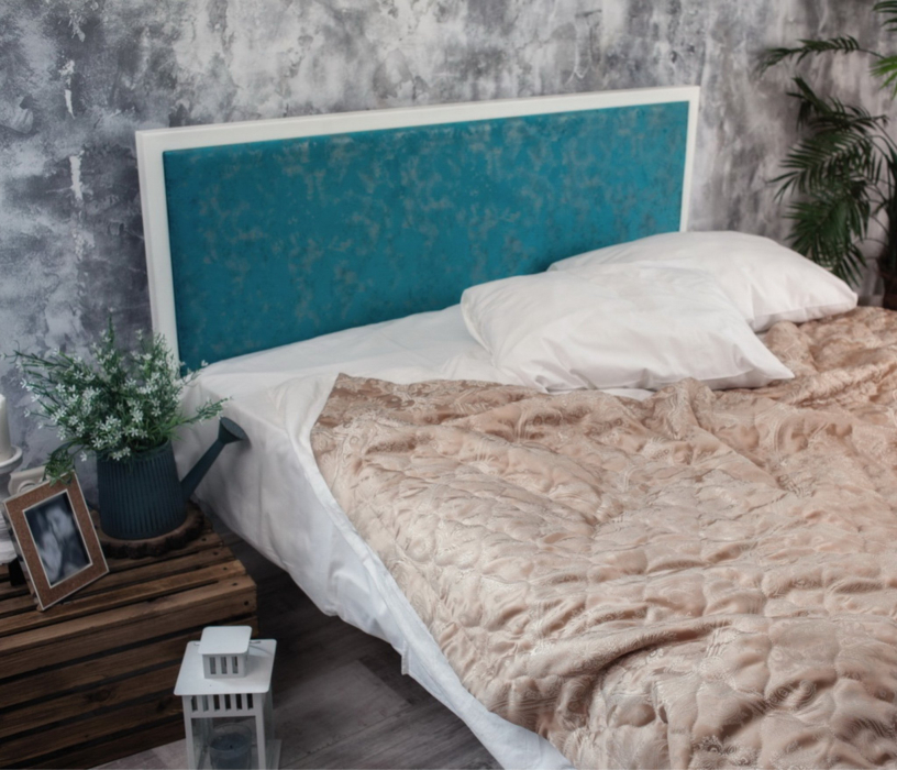 Кровати 140х200, Кровать в стиле лофт Лоренцо 1.4 (Белый)