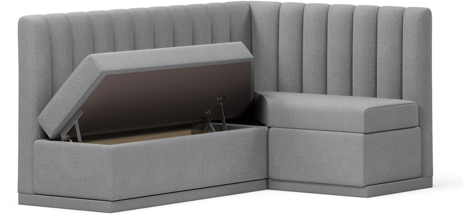 Диваны угловые, Кухонный угловой нераскладной диван Кафф, велюр