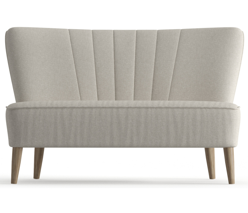 Дизайнерские диваны для гостиной, Диван прямой Зола, Рогожка