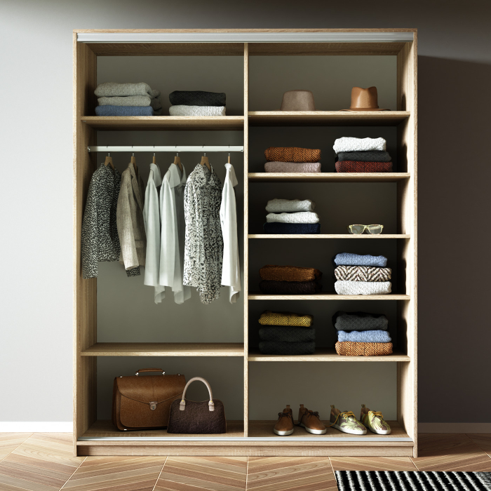 Шкафы-купе 2-х дверные, Шкаф-купе Прайм 2-х дверный ДСП/Стекло хаки/Доводчики 160х57х230