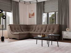 Диваны угловые в гостиную, Угловой Диван Монако-3 ППУ, велюр