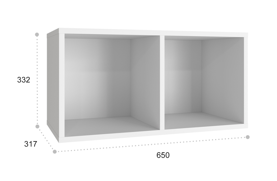 Настенные полки, Полка Монблан МБ-80 белое дерево