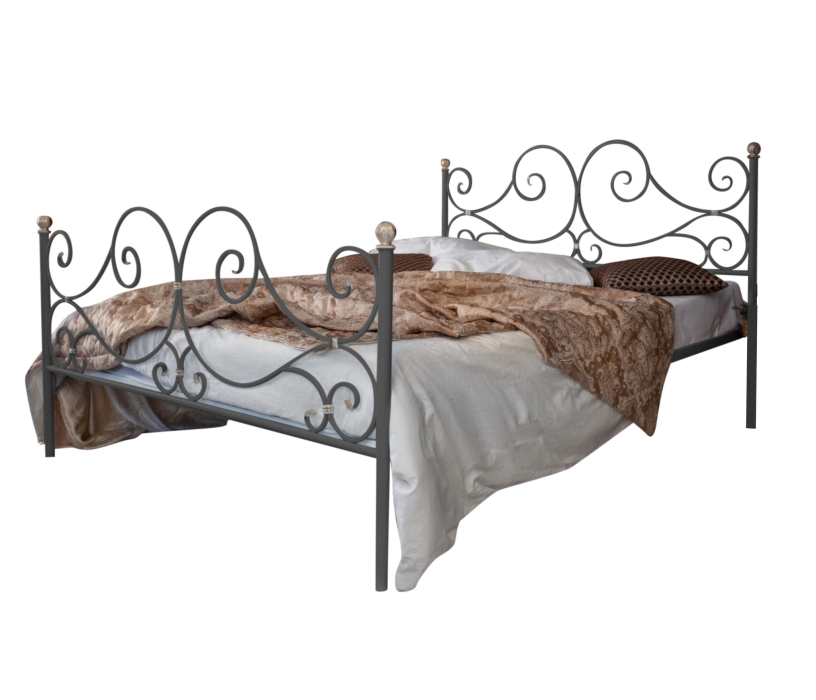 Кованые кровати, Кованая кровать Верона 1.8 с двумя спинками